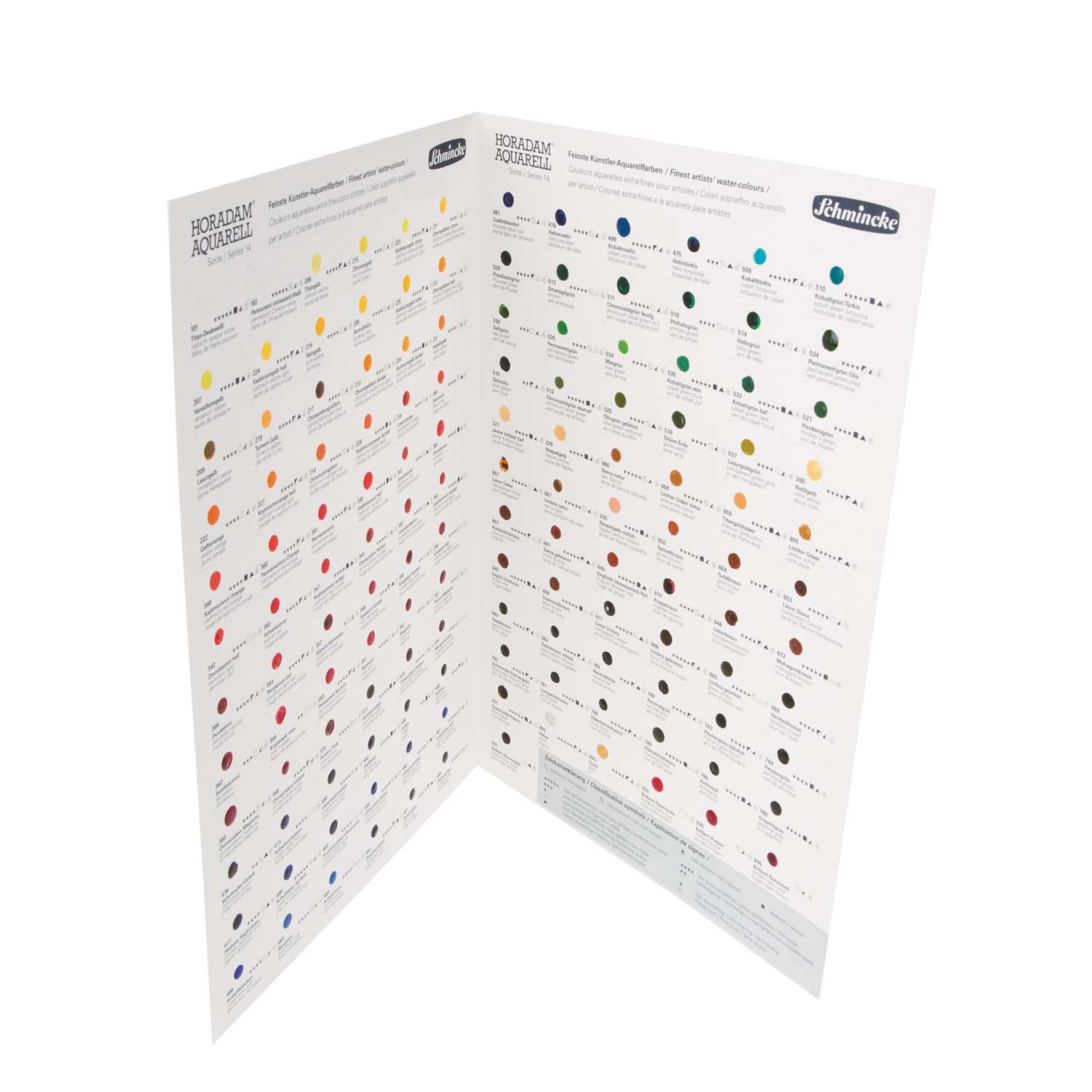 Schmincke ® Dot Card